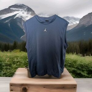 Y2K 20YR Anniversary Vintage Basketball Jersey Size XL Blue Poly Jordan Logo Top